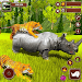 Virtual Wild Rhino Family Sim