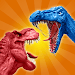 Merge Dinosaurs Battle Fight