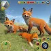 Virtual Arctic Fox Family Sim