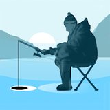 Ice fishing simulator