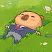 Leisurely Capybara-Happy life