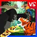 Gorilla Fights Jungle Animals