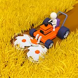 Download Stone Grass Mowing Simulator