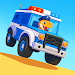 Dinosaur Police Car Games kids