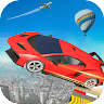 Car stunt city rooftop driver