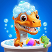 crazy dino care dressup game