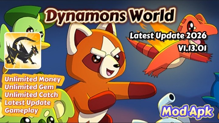 Dynamons World Mod Apk