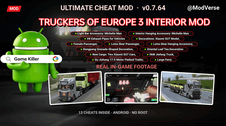 Truckers of Europe 3 - Interior MOD Mod Apk