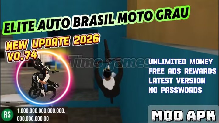 Elite Auto Brasil : Moto Grau Mod Apk