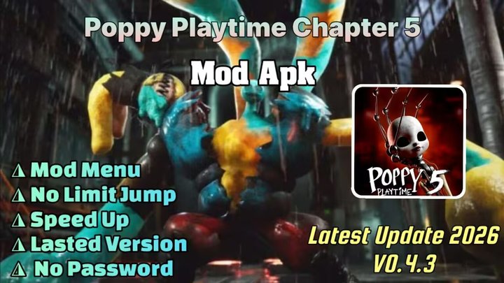 Poppy Playtime Chapter 5 Mod Apk