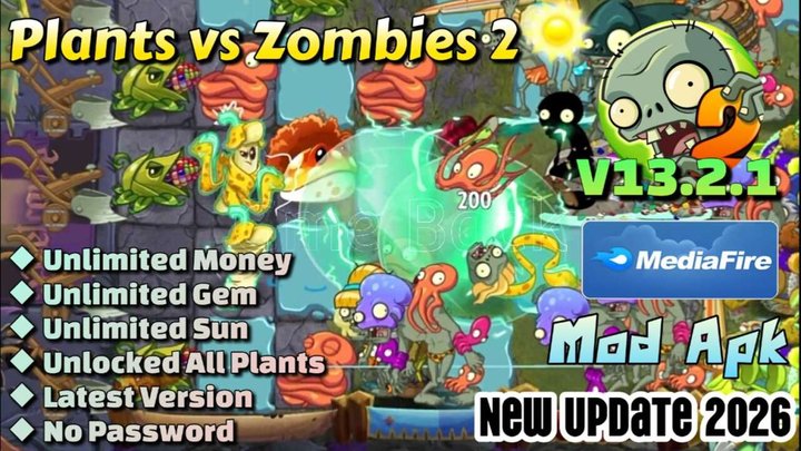 Plants vs Zombies 2 Mod Apk