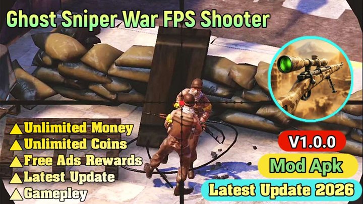 Ghost Sniper: War FPS Shooter Mod Apk
