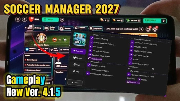 Soccer Manager 2027 Mod Apk