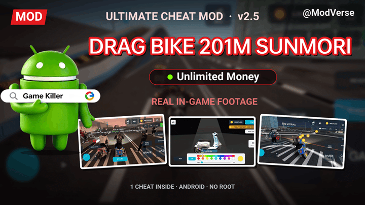 Drag Bike 201m Sunmori Mod Apk
