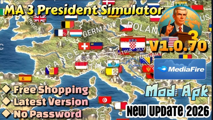 MA 3 President Simulator Mod Apk