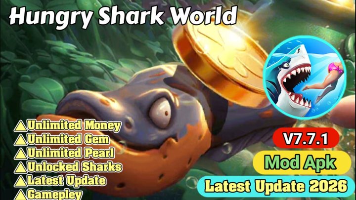 Hungry Shark World Mod Apk