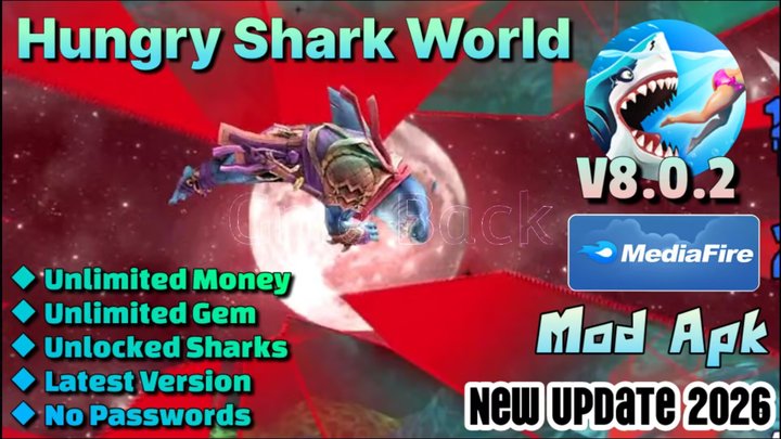 Hungry Shark World Mod Apk