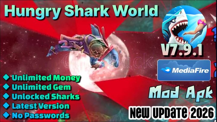 Hungry Shark World Mod Apk
