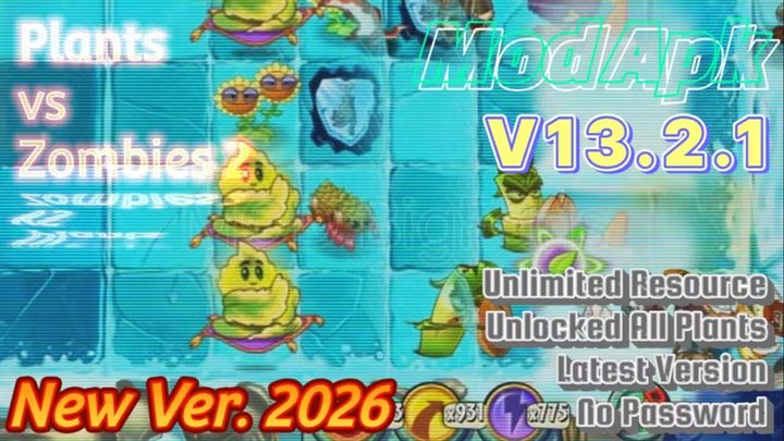 Plants vs Zombies 2 Mod Apk