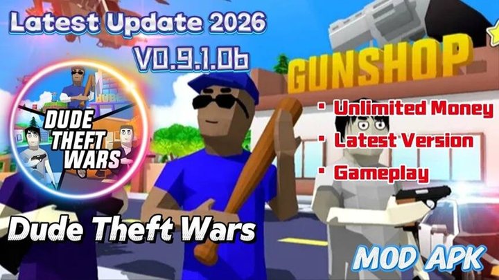 Dude Theft Wars Mod Apk
