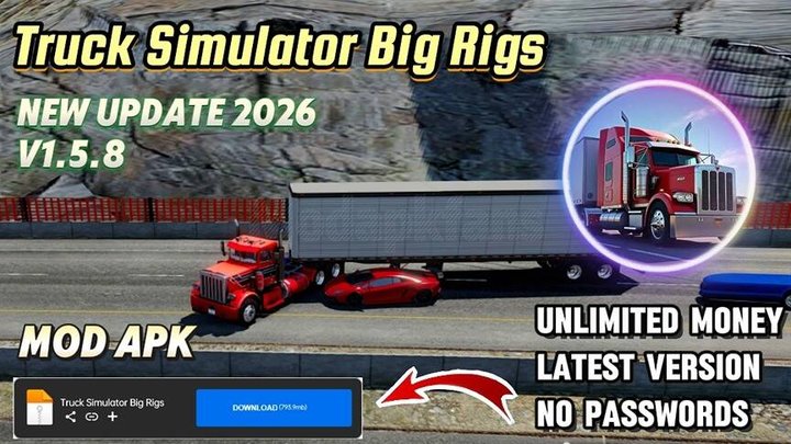 Truck Simulator Big Rigs Mod Apk