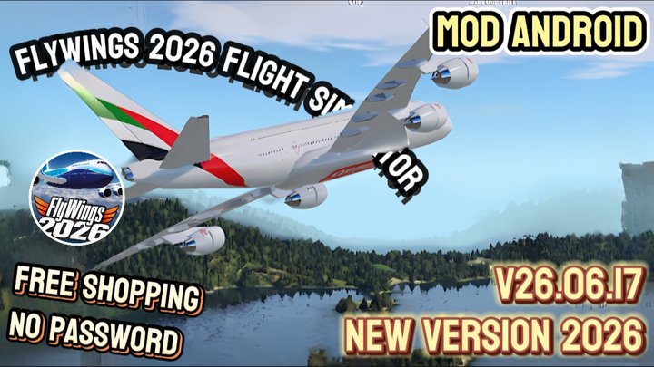 FlyWings 2026 Flight Simulator Mod Apk