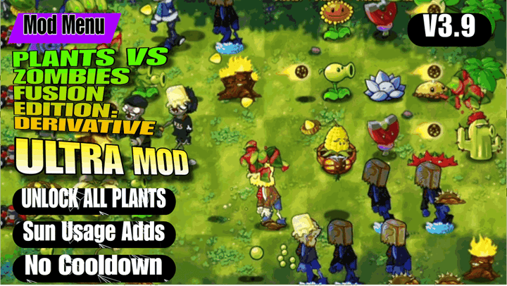 Plants vs Zombies Fusion Edition: Derivative Mod Apk