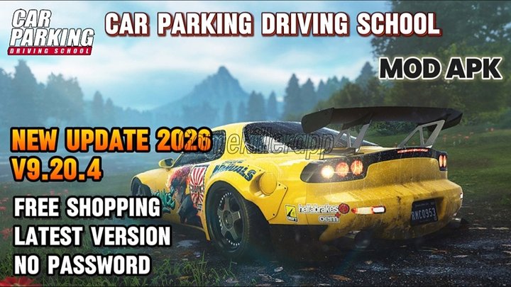 Car Parking Driving School Mod Apk