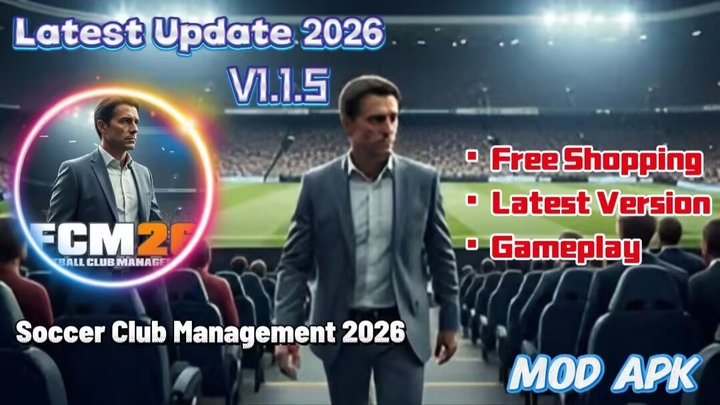 Soccer Club Management 2026 Mod Apk