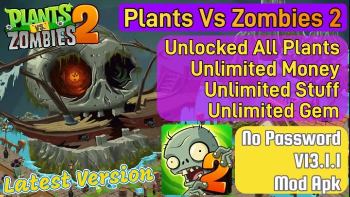 Plants vs Zombies 2 Mod Apk