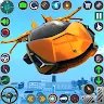 Flying Taxi Robot Car Games 3D