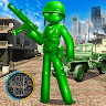 Army Men Toy Stickman Rope Hero War Shooter