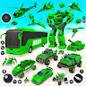 Army Bus Robot Car Robot Game