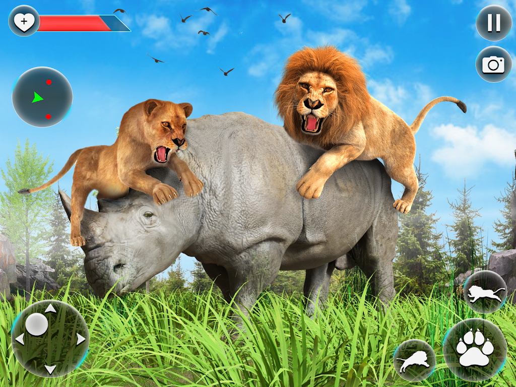 Wild Lion Animal Survival Game Mod Apk v1.4(Unlimited Resources) Download