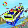 Flying police Bus Public Transport Game 2021