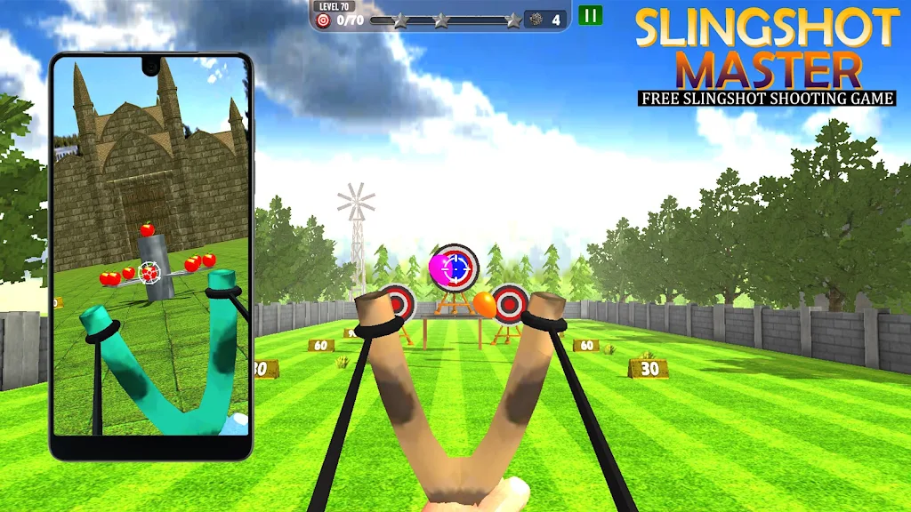 Slingshot Master Catapult Game Mod Apk v1.0.3(Unlimited Resources) Download