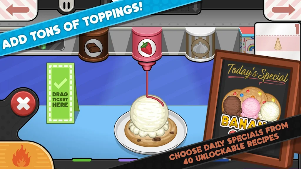 Papa's Scooperia To Go! V1.1.1 Latest Version APK + Mod (Paid for