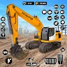 City Heavy Excavator Crane 3D