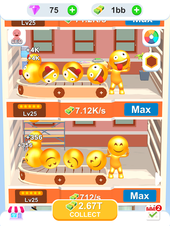 Idle Emoji Factory Mod Apk v1.0.0(Unlimited Resources) Download