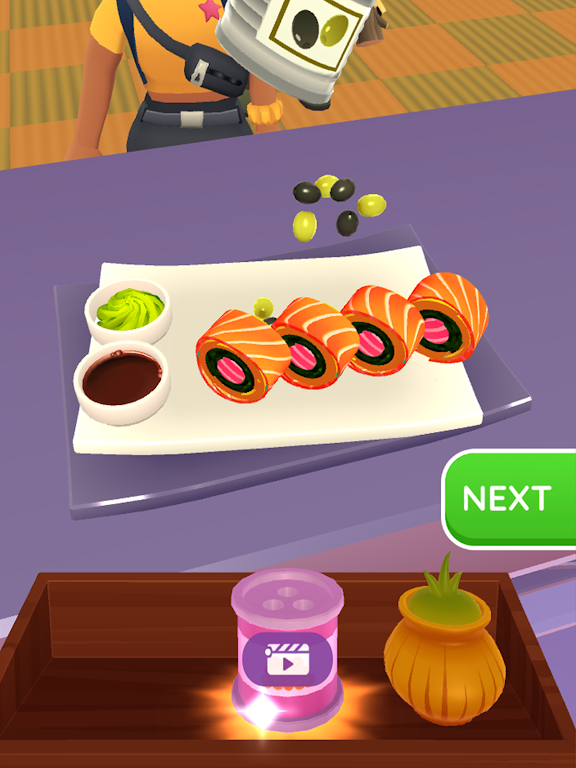 Sushi Roll 3D Cooking ASMR Mod Apk v1.8.16(Unlimited Resources) Download