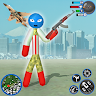 US Army Stickman Rope Hero New Gangster Crime Game