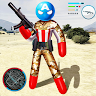 Army Capitaine american Stickman Rope Hero OffRoad