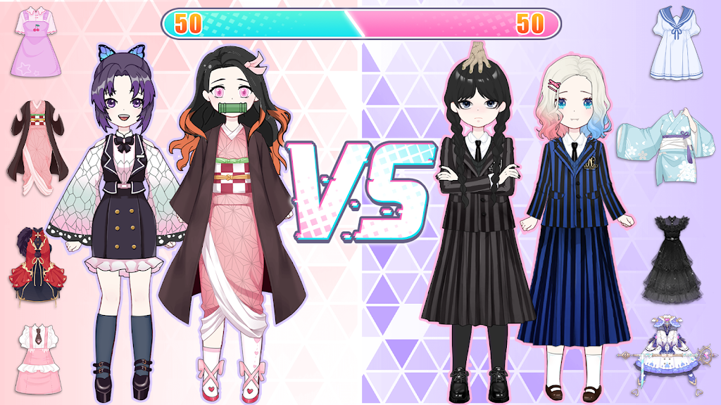 VLINDER ANIME AVATAR: DRESS UP MOD APK v1.2.4 (1.2.0) - Jojoy