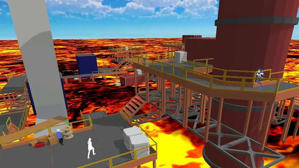 The floor is lava game parkour Mod Apk v169(No Ads/Speed