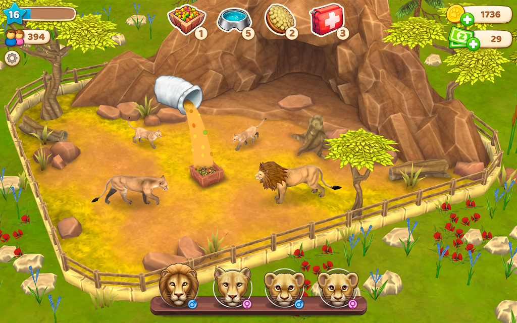 Animal Garden Zoo Farm Merge Mod Apk v2.0.12(Speed Hack) Download
