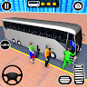 現代觀光巴士停車場3D