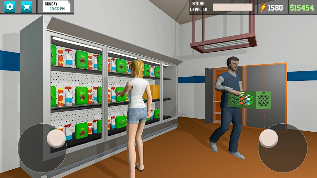 Supermarket store simulator