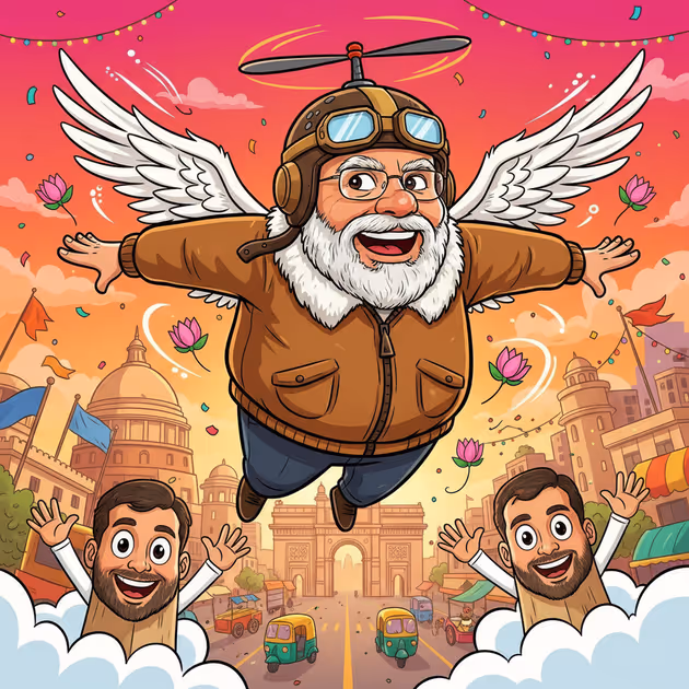 Flying Modi